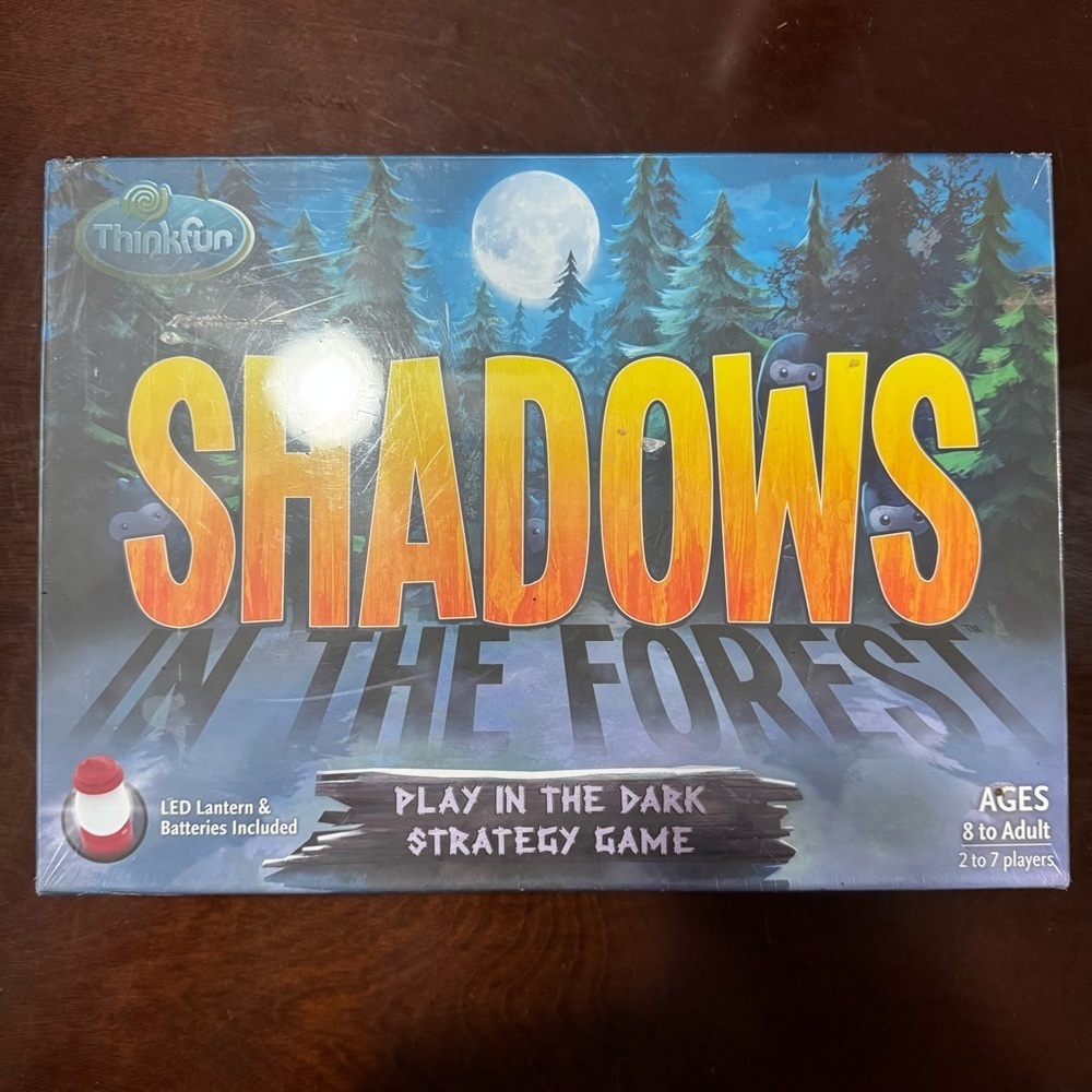 Shadows in The Forest Board Game Play in The Dark Strategy ThinkFun 1052-T New